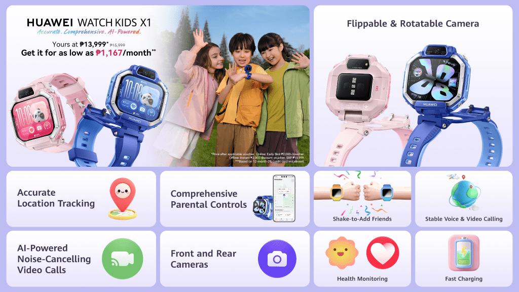 From Capturing Childhood Moments to Safe Exploration: HUAWEI Unveils WATCH Kids X1, Coming to PH on June 30 with a Promo Price of PHP 13,999 From Capturing Childhood Moments to Safe Exploration: HUAWEI Unveils WATCH Kids X1, Coming to PH on June 30 with a Promo Price of PHP 13,999
