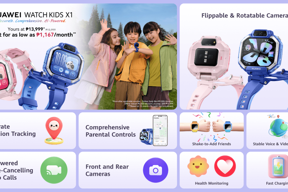 Home From Capturing Childhood Moments to Safe Exploration: HUAWEI Unveils WATCH Kids X1, Coming to PH on June 30 with a Promo Price of PHP 13,999