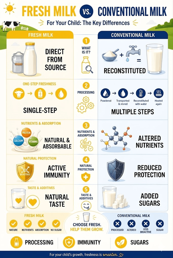 How choosing fresh milk can support the nation&rsquo;s fight against malnutrition among children