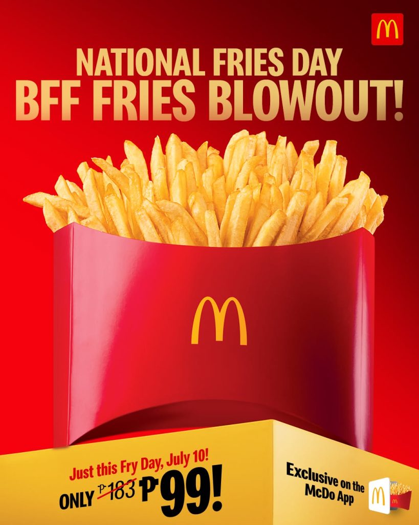 McDonald’s Celebrates National Fries Day on July 10 with BFF Fries Blowout McDonald’s Celebrates National Fries Day on July 10 with BFF Fries Blowout