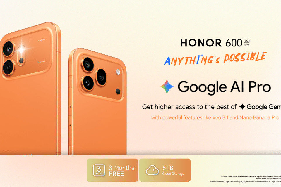 HONOR and Google Gemini Bring Next-Generation AI to More Filipinos with the New HONOR 600 SeriesThe HONOR 600 Series