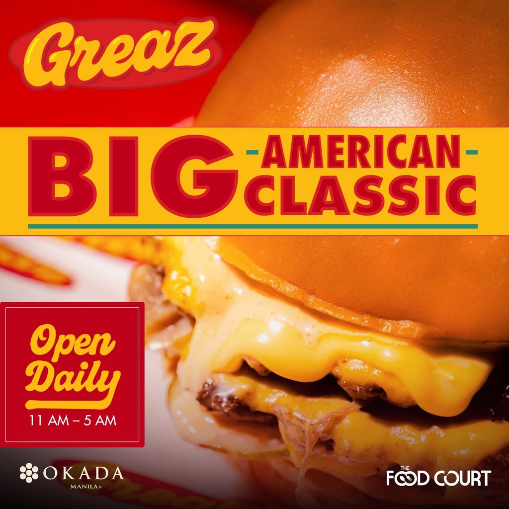 Okada Manila Expands Its Dining Lineup with American Comfort Food at Greaz Okada Manila Expands Its Dining Lineup with American Comfort Food at Greaz